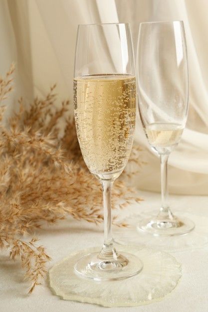 Combo duo de verres à champagne + 1 bouteille de champagne