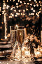 Combo duo de verres à champagne + 1 bouteille de champagne