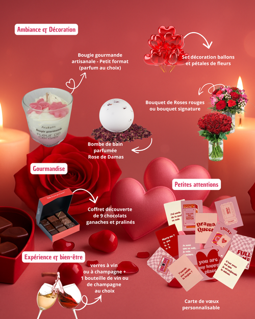Lovew - Box Saint-Valentin (livrable en Guadeloupe)
