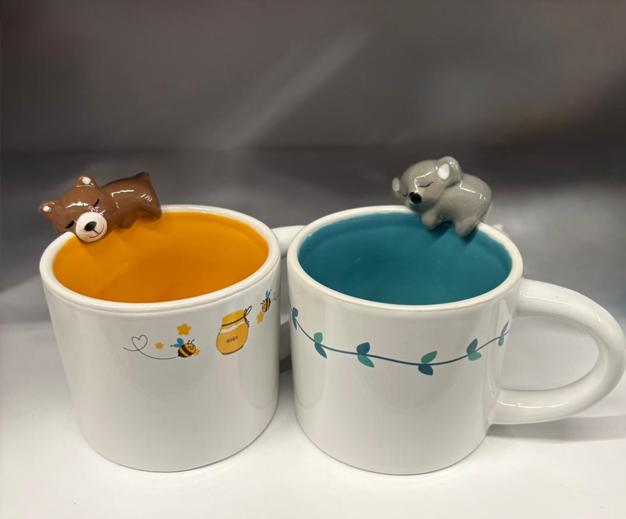 Combo duo de tasses assorties + Brunch Saint-Valentin (livrable à domicile)